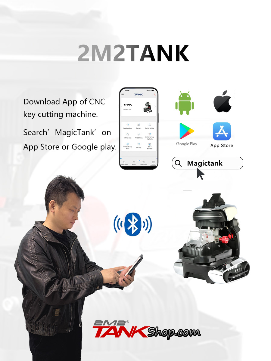 How to Download the MagicTank Key Cutting Machine  EN App

