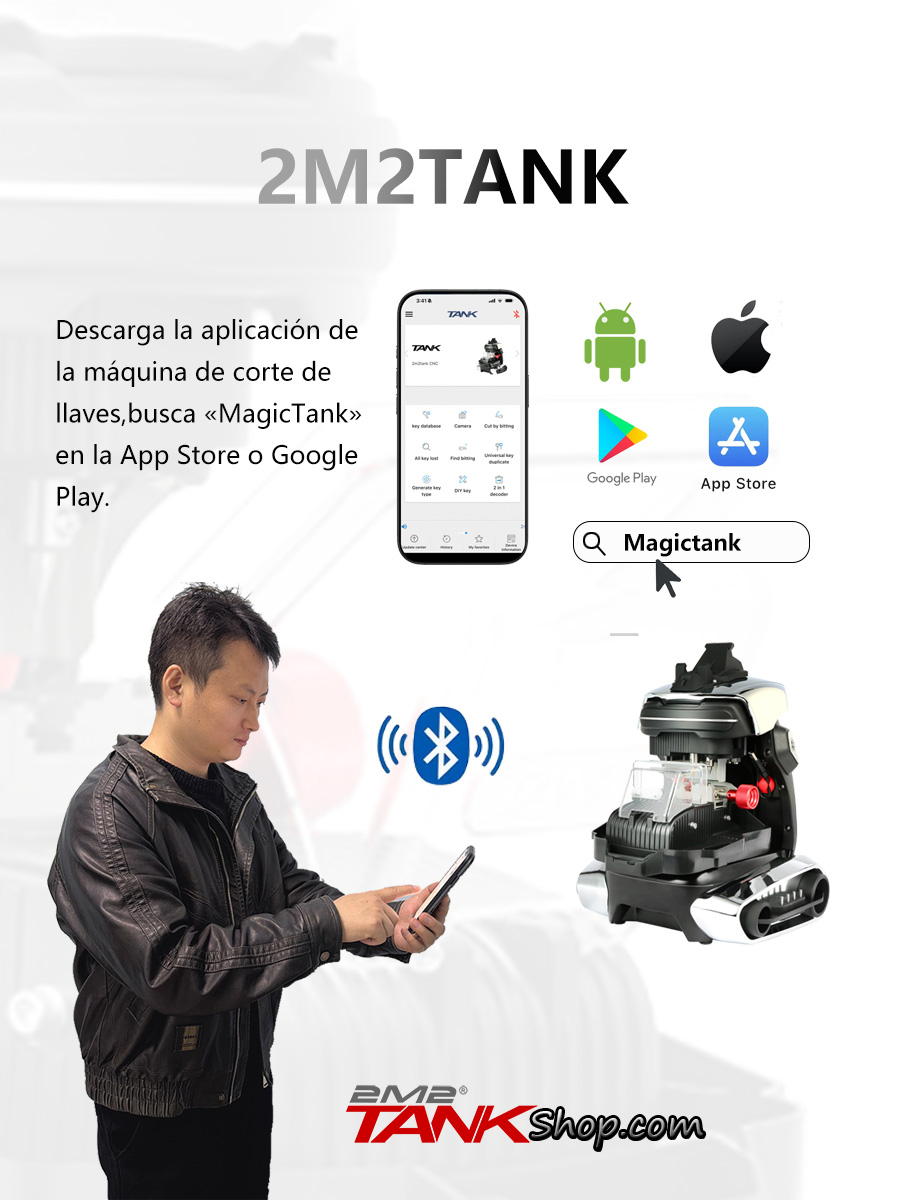 How to Download the MagicTank Key Cutting Machine ES App
