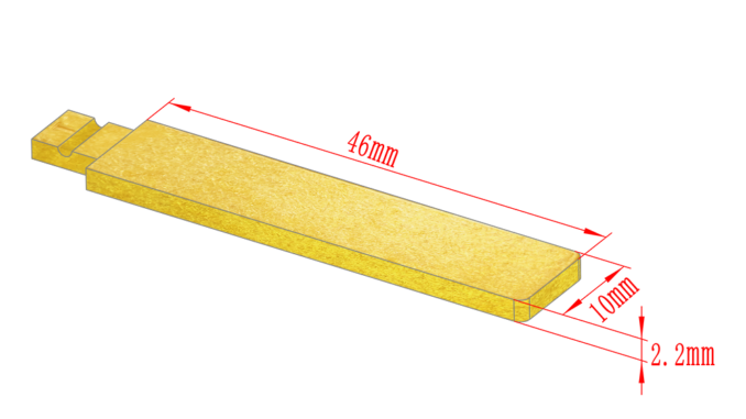 Super Key Blank L#20pcs for 2M2 Tank Key Cutting Machine