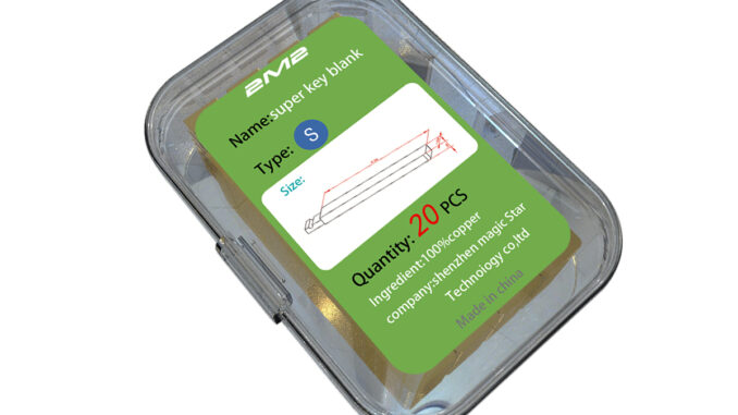 Super Key Blank S#20pcs for 2M2 Tank Key Cutting Machine 01