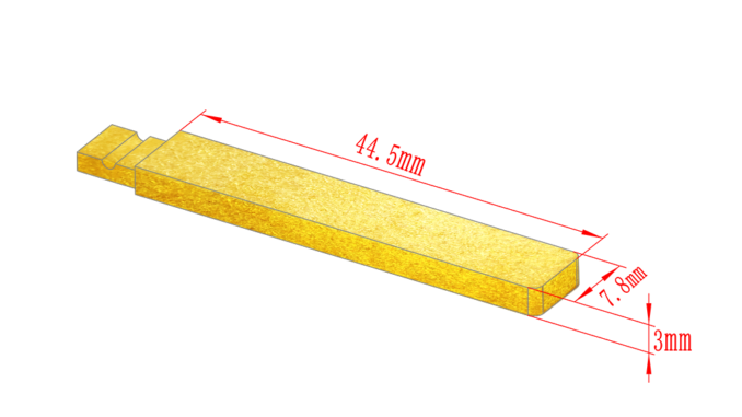 Super Key Blank S#20pcs for 2M2 Tank Key Cutting Machine