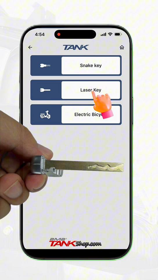 How to Duplicate a Laser Key with 2M2 Tank CNC 03
