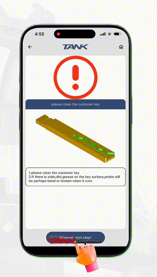 How to Duplicate a Laser Key with 2M2 Tank CNC 0