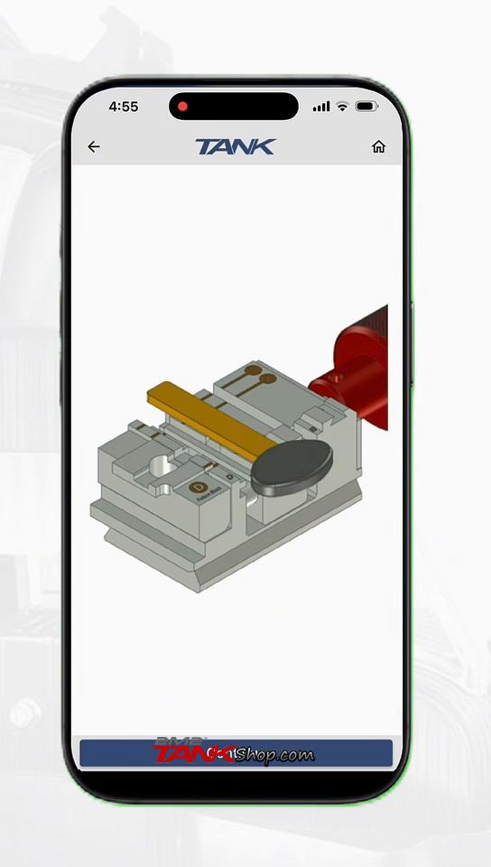 How to Duplicate a Laser Key with 2M2 Tank CNC 08