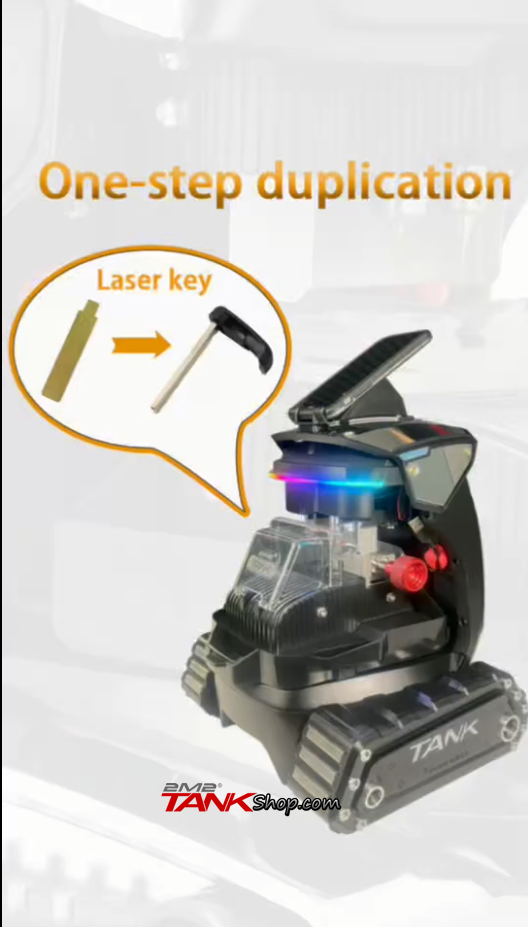 How to Duplicate a Laser Key with 2M2 Tank CNC