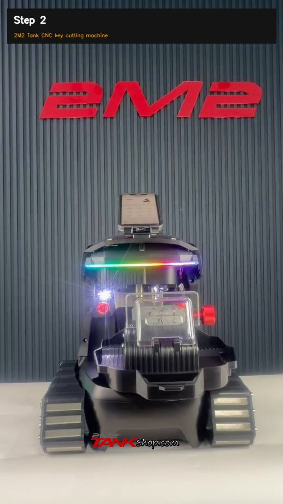 How to Cut a Yale Key by Bittings with the 2M2 Tank 02