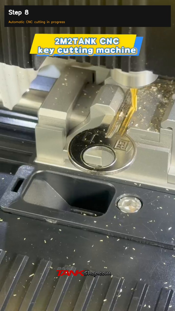How to Cut a Yale Key by Bittings with the 2M2 Tank 08